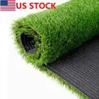 13.1x3.2 FT Artificial Plastic Turf Grass Mat Garden Lawn Fake Green Grass Turf