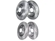 Detroit Axle 64GT95N Brake Rotor Set Fits 2006-2015 Honda Civic Coupe (for: Honda Civic)