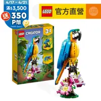 在飛比找PChome24h購物優惠-LEGO樂高 創意百變系列3合1 31136 異國鸚鵡