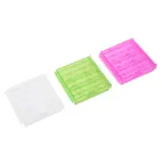 3pcs Portable Battery Storage Case Protective Compartment for AAA/AA Batteries