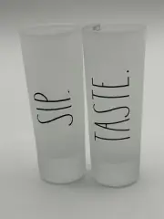 Rae Dunn Frosted Cordial/Shot Glasses NEW