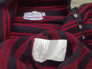 義大利品牌Max Mara~MAX&CO條紋毛衣