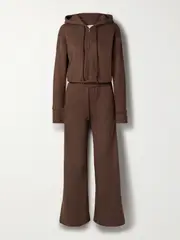 [Rivet Utility] Rivet Utility - Manifestor Jersey Jumpsuit - Brown - x small x small Brown
