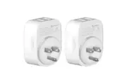 2x Sansai Surge Protected Travel Adapter w USB-C And USB-A Port - AU USA Region