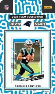 2023 Panini Donruss Carolina PANTHERS Factory Team set with Bryce Young Rookie