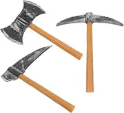 HONITANO Foam Axe Props Gnome Dwarf Cosplay Accessory Set Halloween Party Stage Performance Props