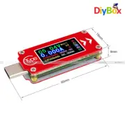 Full Color Type-C USB TC64 LCD Voltmeter Ammeter Voltage Current Meter Detector