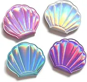 4 Color Shell Mirror, Double-sided Magnification Makeup Mirror, Girls Compact Mirror
