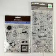 Recollections & TPC Studio Winter Wonderland & Activities Clear Stamps Bundle