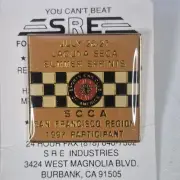 VTG LAGUNA SECA SUMMER SPRINTS SCCA SAN FRAN. 1997 PARTICIPANT Racing PIN NOS