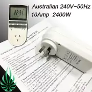 [2x] Hydroponic Grow Light Grow Light Fan Electronic Timer Relay Control Switch