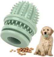 Dog Chew Toys for Teething and Cleaning, Rubber Puppy Toys, Dog Dental Chews
