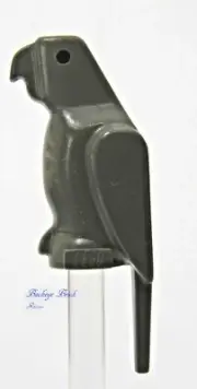 NEW Lego DARK GRAY PARROT Staute Boy/Girl Pirate Pet Minifig Animal Bird