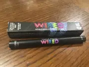 URBAN DECAY WIRED DOUBLE ENDED LINER CHARGED BLUE WITH BLACK NEW FREE SHIP!