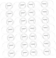 BESTOYARD 50pcs Kids Craft Kit Acrylic Button Badge Pins Safe Materials for Creative Decorations