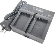 Dual-Channel Mains Battery Charger for Nikon EN-EL20 EN-EL20a MH-27 MH-27a MH-29 MH-29a ONE 1 J1 J2 J3 S1 V3 COOLPIX P1000 P950 A AW1 DL24-500 Digital Camera