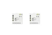 2PK Goobay Wall Charger Plug ANZ 20W USB-C PD w Type-C Charging Cable White