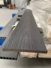 AU Certified Charcoal 3rd Gen Co-Extrusion Composite Decking WPC Facia 25Y Warra