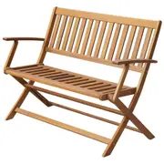 Garden Bench 120 cm Solid Acacia Wood vidaXL