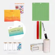 [Mother's Day Sale] 4 Pack Glass Sublimation Pack + Basic Sublimation & Permanent Vinyl Bundle
