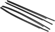 Door Seal Strip Car Side Door Windows Weatherstrips Glass Sealing Weather Strips, for Toyota, for Tundra Crew Max 2007-2018 (4 Doors)