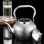 with Hanlde Hammered Spherical Kettle Gold/silver Teapot Induction Cooker