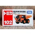 TOMICA NO.102 HITACHI RIGID DUMP TRUCK EH3500AC II