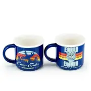 Star Wars Camp Endor Retro Mugs | Ewok Forest Camp of Endor Cups | Set of 2 Mugs