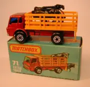 MATCHBOX Superfast Model No. 71 Cattle Truck 1976 in Original Box