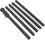 FONDOTIN 1 Set Rotation Stainless Steel Flag Pole Durable Outdoor Flagpole for and Wall Use Rustproof and Tangle Design for Strong Wind Areas