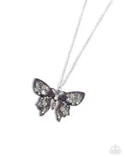 Whimsical Weekday - Purple - Necklace - Paparazzi
