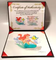 Fathom Friends Disney Special Original Color Sketch Art Package by Dave Nestler