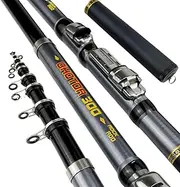LLEIIshen Surf Fly Carbon Fiber Lure Rod Suitable for Fishing Shore, Reefs and Rocks 1.5-3.0M Rock Fishing Rod Short Winter Fishing Rod/1432