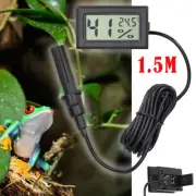 Digital Thermometer Reptile Pet Hygrometer Humidity Temperature Meter Indoor