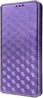 Compatible with Samsung Galaxy A35 5G Case,Compatible with Samsung Galaxy A35 5G PU Leather Kickstand Card Holders Flip Magnetic Closure Phone Wallet Cover Purple