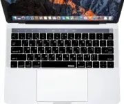 Keyboard Cover Skin and Touchbar Protector for MacBook Hebrew/English Silicone K