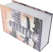 NUOBESTY Hidden Safe Book Safe with Key Lock Compact Diversion Storage Box for Cash Jewelry Realistic Appearance Blends Into Bookshelf Durable Design for Reliable Security
