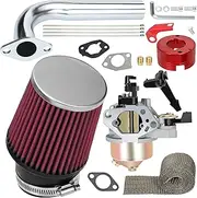 YOXUFA 420cc Carburetor Stage 2 Assembly for Predator 420 301cc 389cc GX390 GX270 GX240 Engine Mini Bike Go Kart Parts