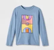 Cat & Jack Basketball Long Sleeve Graphic T-Shirt SZ XS 4/5 Cat & Jack