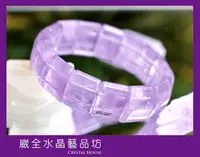 在飛比找Yahoo!奇摩拍賣優惠-【崴全水晶】天然 能量 水晶 紫玉髓 手排 【20x14mm
