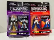 Transformers PVC Heroes of Cybertron lot of two Optimus Prime & Megatron