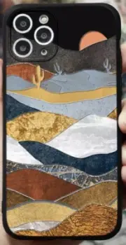 Desert Cactus Sand Artwork iPhone 12/11/XR/XS/X/8/7 Phone Case Cover