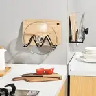 Chopping Board Holder Punch-free Space-saving Anti-rust Pot Lid Rack