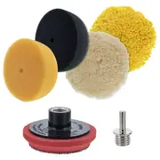 Brand 3" Mini Buffing and Polishing Pad Kit with 4 Pads, Backing Plate, and 1...