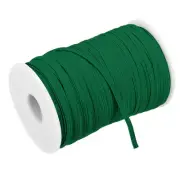 Flat Elastic Band for Sewing 1/8" x 109 Yards Dark Green Stretch Strap Roll