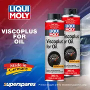 2 x Liqui Moly Viscoplus for Oil Reduce Consumption and Ensure Stabilize 300ml