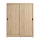 IDEA-MIT寢室傢俱4x7尺滑門衣櫃 暖棕原木