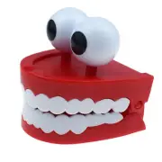 Wind Up Chomping Teeth Jumping Teeth For Kids Favors Gift Clockwork Control