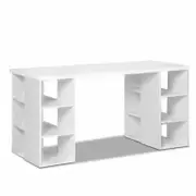 Artiss Computer Desk Bookshelf White 150CM