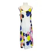 GORMAN Multicoloured Midi Slip Dress Size 14 BNWT RRP $249